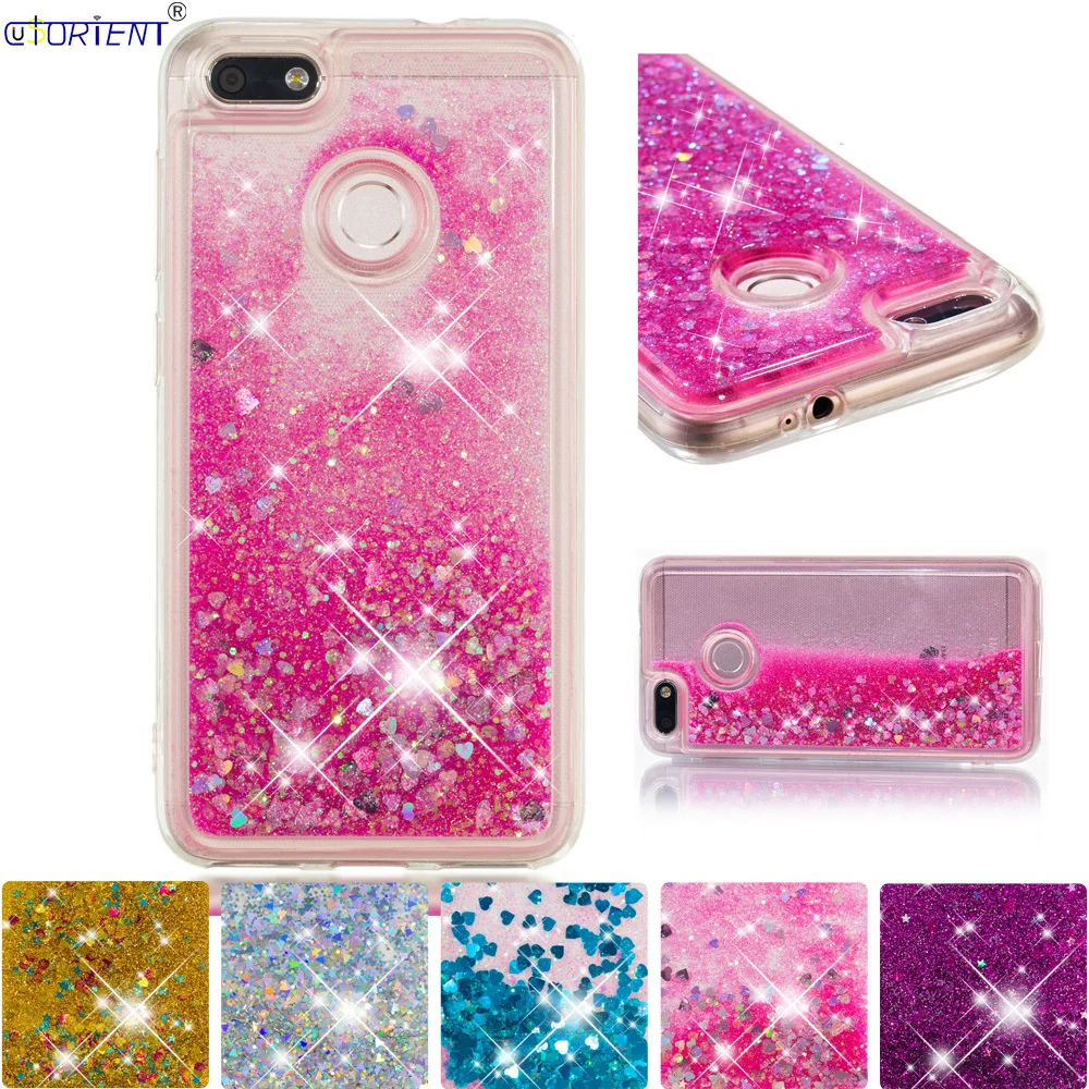 Для Huawei Nova Lite 2017 Bling Case Y6 Pro P9 Mini Мерцающая жидкость зыбучий песок задняя крышка
