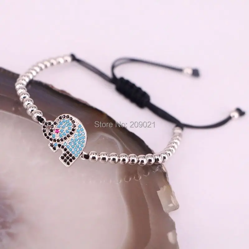 8Pcs Handmade Micro Pave CZ Trendy Fashion Elephant Charm Braiding Macrame Bracelets
8Pcs Handmade Micro Pave CZ Trendy Fashion Elephant Charm Braiding Macrame Bracelets