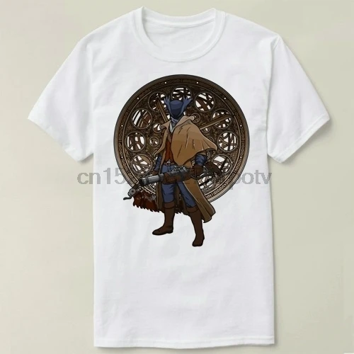 Bloodborne DIY игровая футболка с коротким рукавом хлопковая для женщин и мужчин