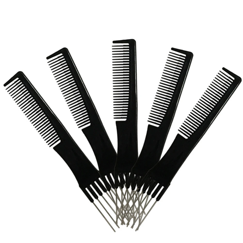 5pcs Steel Needle Fork Comb 2 in 1 Premium Hairdressing Professional Styling Tool Hair Comb Hair Insert Needle Comb
5pcs Steel Needle Fork Comb 2 in 1 Premium Hairdressing Professional Styling Tool Hair Comb Hair Insert Needle Comb