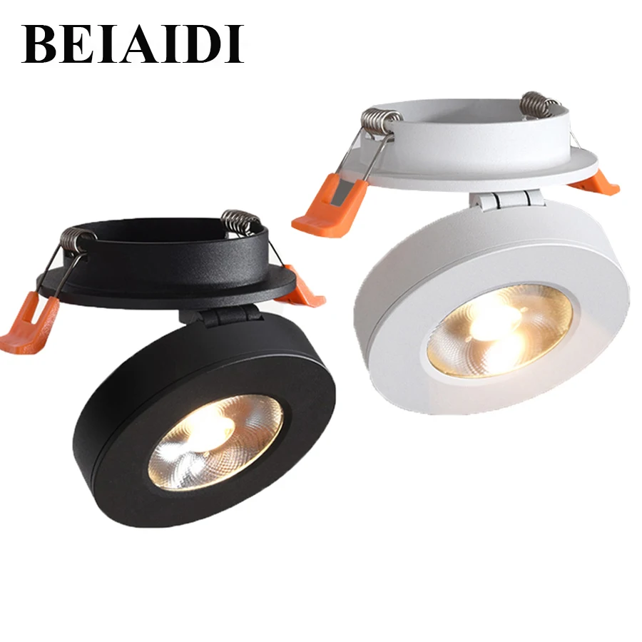 BEIAIDI Ultra-thin Recessed LED Ceiling Downlight 360+90 Degree Rotating Round Ceiling Spot Lamp For Home Shop Exhibition Decor
BEIAIDI Ultra-thin Recessed LED Ceiling Downlight 360+90 Degree Rotating Round Ceiling Spot Lamp For Home Shop Exhibition Decor