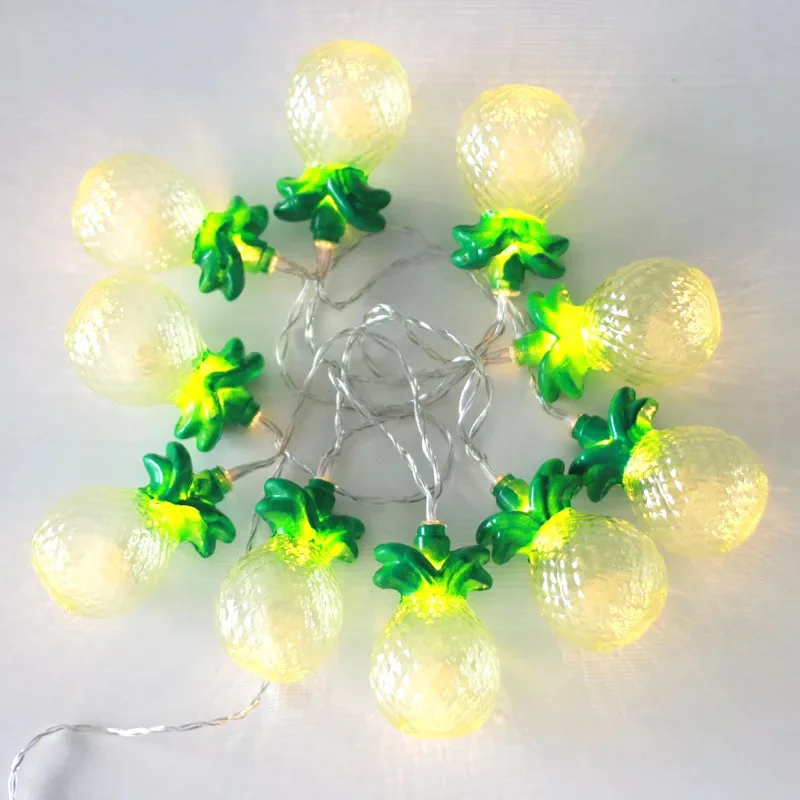 NEW Summer Fruit Pineapple 10 LED String Lights Colorful Warm Amber Bulb Night Light Fairy Garland Garden Party Flashlight Decor
NEW Summer Fruit Pineapple 10 LED String Lights Colorful Warm Amber Bulb Night Light Fairy Garland Garden Party Flashlight Decor
