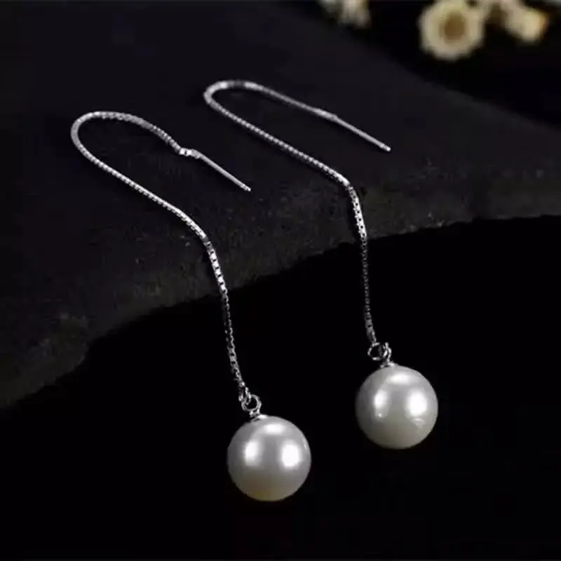 natural white pearl drop earrings s925 silver women Elegant simple fashion drop Earrings for party
natural white pearl drop earrings s925 silver women Elegant simple fashion drop Earrings for party