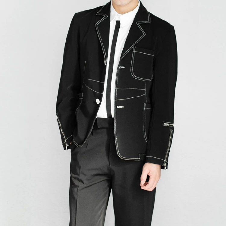 Homemade 2018 new style men's casual suit original style line fashion jacket simple commuter suit. S-6XL!!
Homemade 2018 new style men's casual suit original style line fashion jacket simple commuter suit. S-6XL!!