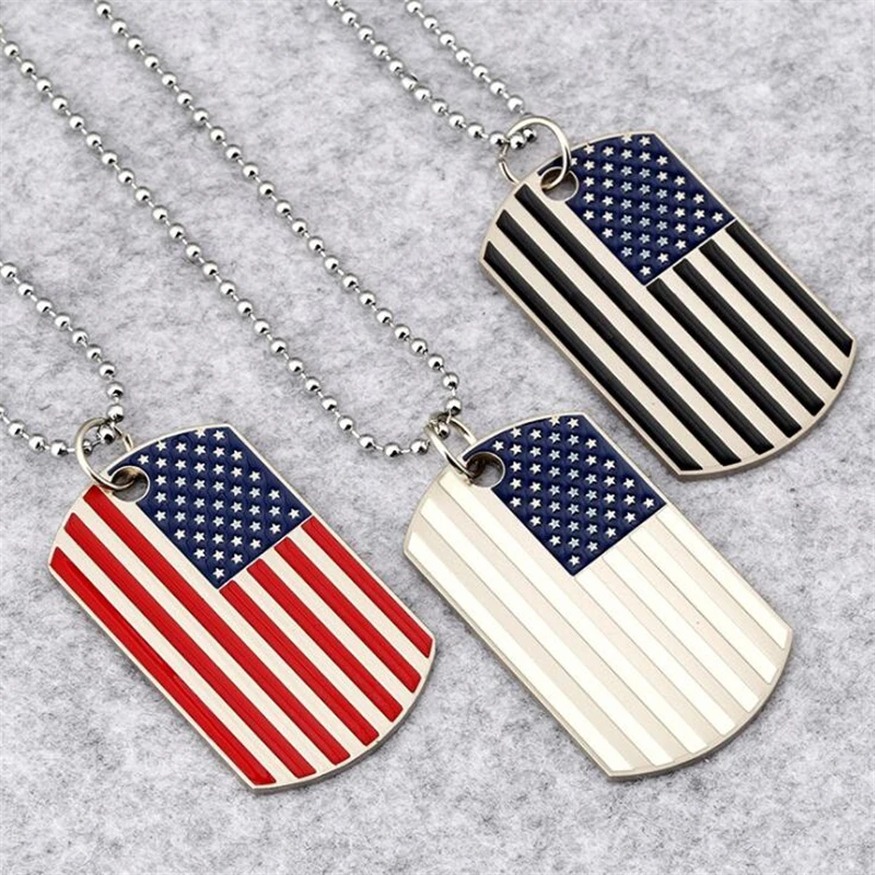 Design Alloy Silver Color American Flag Pendant Necklace USA Patriot Freedom Stars And Stripes Necklace Jewelry
Design Alloy Silver Color American Flag Pendant Necklace USA Patriot Freedom Stars And Stripes Necklace Jewelry