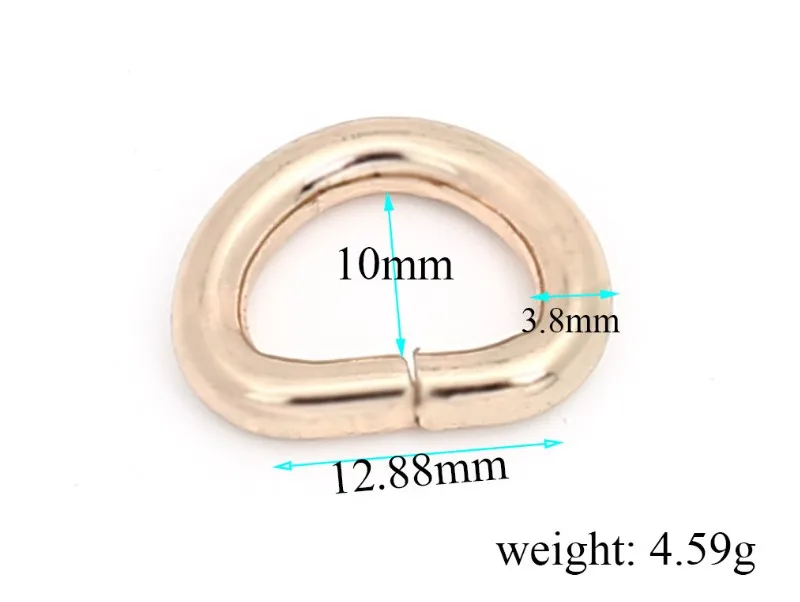 1/2''x3/8''High quality Light Gold D Ring for Bag parts Bag hardware accessories, Shoes, Buckle belt parts Special Rings
1/2''x3/8''High quality Light Gold D Ring for Bag parts Bag hardware accessories, Shoes, Buckle belt parts Special Rings