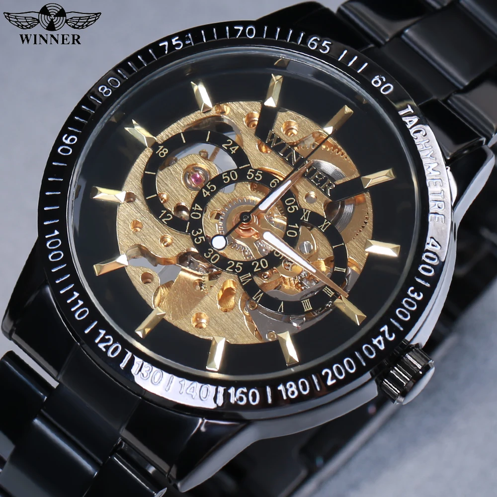 Winner 2018 Navigator Series Men Watches Top Brand Luxury Skeleton Mechanical Watch Clock Men Gold Watches Men Wristwatch Montre
Winner 2018 Navigator Series Men Watches Top Brand Luxury Skeleton Mechanical Watch Clock Men Gold Watches Men Wristwatch Montre
