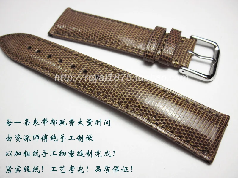 18 19 20 21 22 mm Handmade Genuine Leather Lizard skin Watchbands VINTAGE Wrist high quality Watch Band Strap for branded watch
18 19 20 21 22 mm Handmade Genuine Leather Lizard skin Watchbands VINTAGE Wrist high quality Watch Band Strap for branded watch