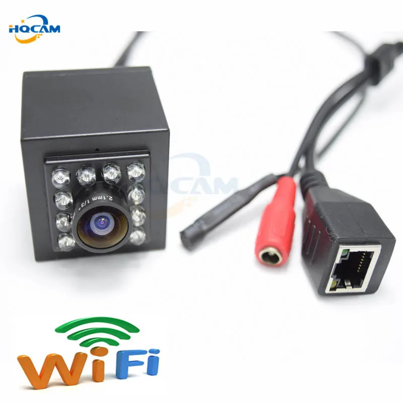 HQCAM 1080P Wide Angle 2.1mm Lens Night Vision Audio mini wifi camera Mini IR Camera Indoor 10pcs 940nm Led Wireless Ip Camera
HQCAM 1080P Wide Angle 2.1mm Lens Night Vision Audio mini wifi camera Mini IR Camera Indoor 10pcs 940nm Led Wireless Ip Camera