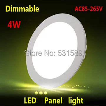 Wholesale 30pcs/Lot 4W Dimmable Round led panel light AC85-265V ceiling Light 320lumens, Free Shipping
Wholesale 30pcs/Lot 4W Dimmable Round led panel light AC85-265V ceiling Light 320lumens, Free Shipping