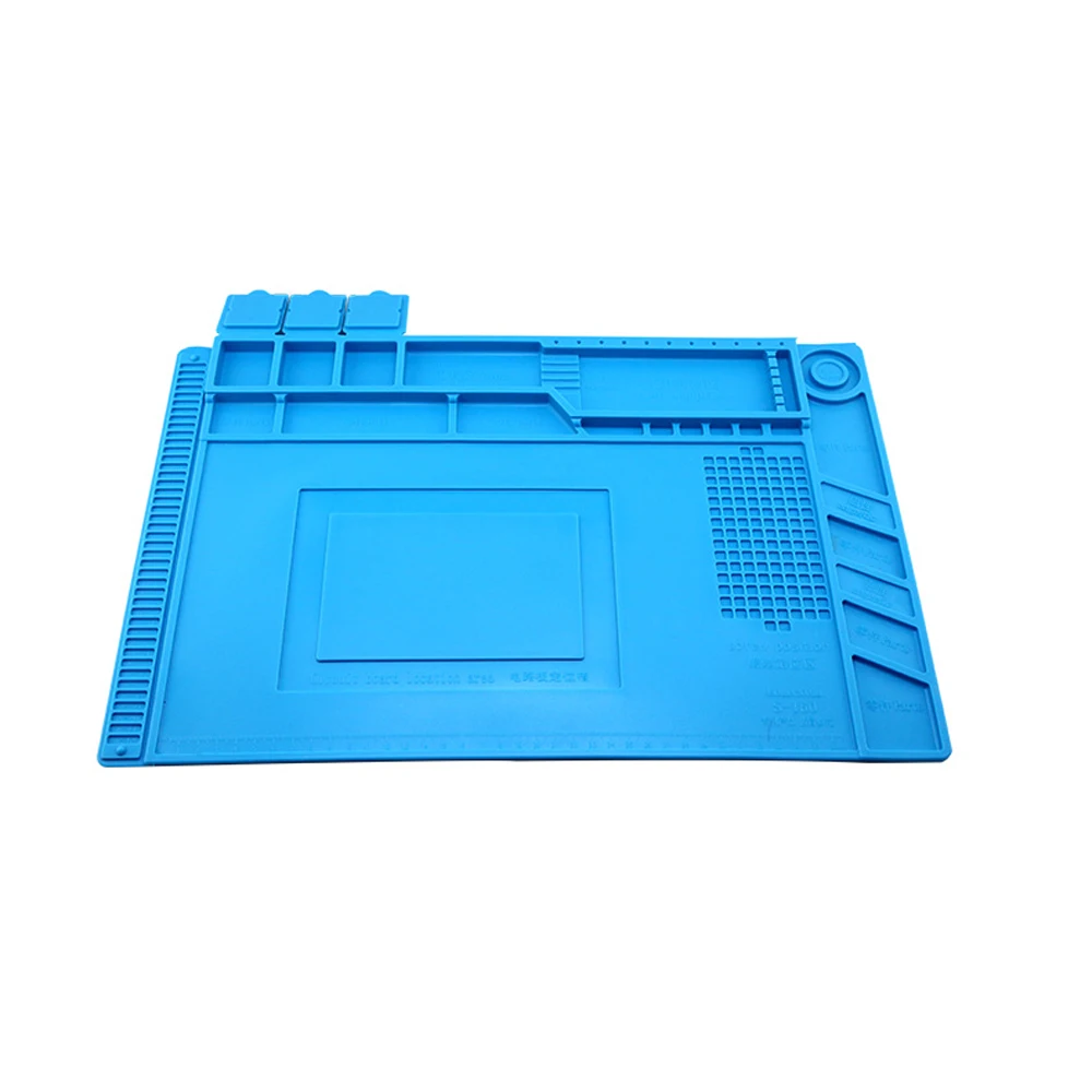Kaisi S-160 450*300MM With Magnetic Section Maintenance Soldering Repair Heat Insulation Pad Silicon Working Pad Desk Mat Platfo
Kaisi S-160 450*300MM With Magnetic Section Maintenance Soldering Repair Heat Insulation Pad Silicon Working Pad Desk Mat Platfo