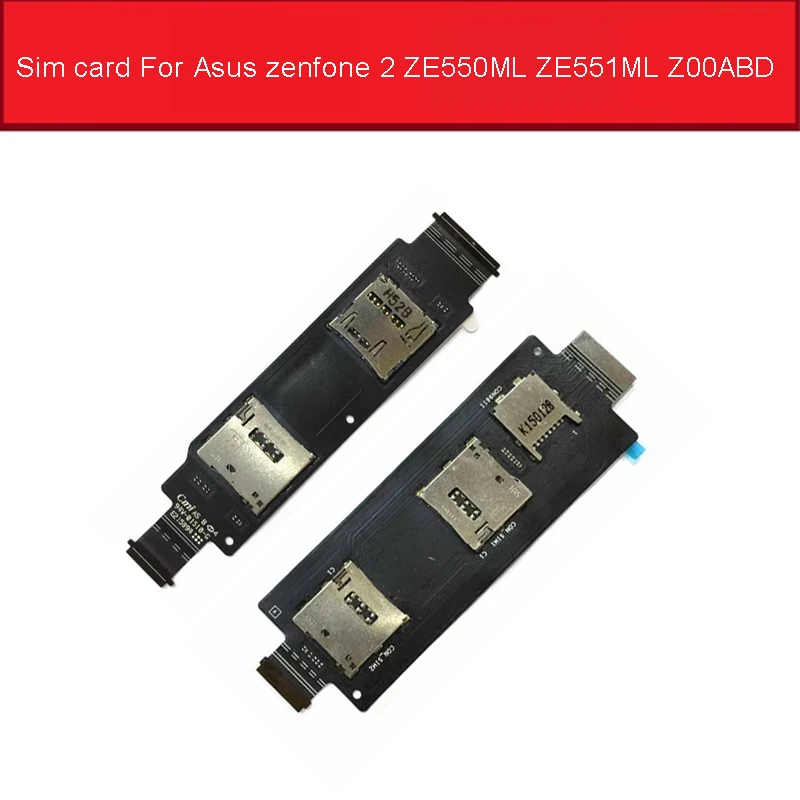 Dual&Single Sim card reader holder contactor flex cable For Asus zenfone 2 ZE550ML ZE551ML Z00ABD 5.5" SIM card slot tray parts
Dual&Single Sim card reader holder contactor flex cable For Asus zenfone 2 ZE550ML ZE551ML Z00ABD 5.5" SIM card slot tray parts