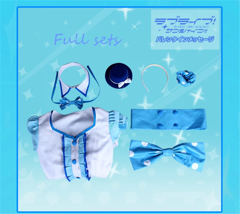 Anime Love Live Sunshine Aqours Watanabe You 11th Eleven Episodes MIRAI TICKET Dancing Dresses Cosplay Costume Christmas Dress
Anime Love Live Sunshine Aqours Watanabe You 11th Eleven Episodes MIRAI TICKET Dancing Dresses Cosplay Costume Christmas Dress