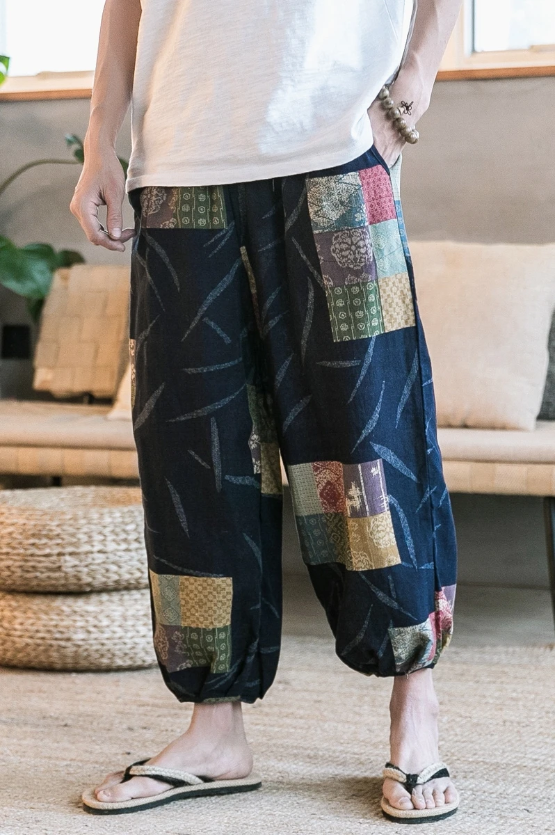 Nepal wide leg dancing printed Harem pants pantskirt bloomers trousers Mens linen Cross-pants Loose crotch pants plus size M-3XL
Nepal wide leg dancing printed Harem pants pantskirt bloomers trousers Mens linen Cross-pants Loose crotch pants plus size M-3XL