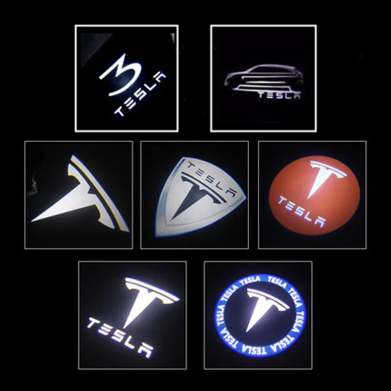 2 шт. Автомобильные светодиодные лампы Tesla MODEL S X 3|Наклейки на автомобиль| |