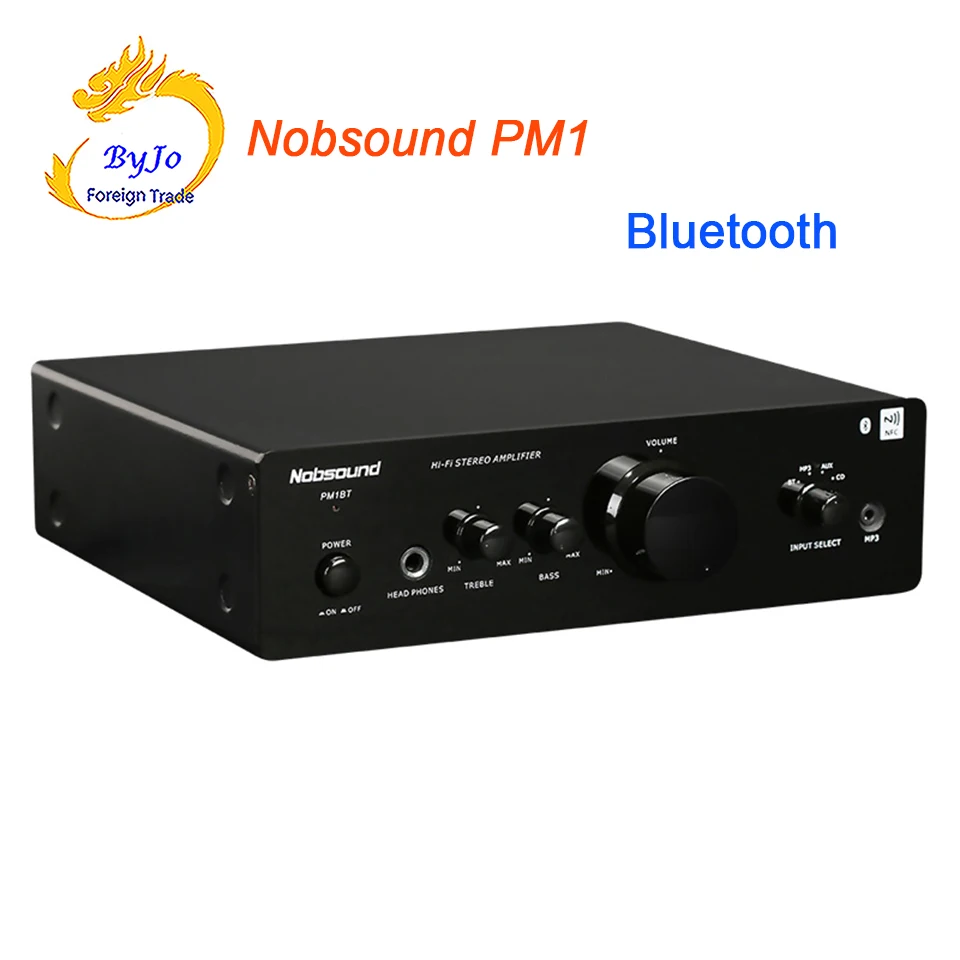Nobsound PM1 hifi bluetooth NFC Amplifier 20W+20W BT or without BT two versions 220V Power amplifier
Nobsound PM1 hifi bluetooth NFC Amplifier 20W+20W BT or without BT two versions 220V Power amplifier