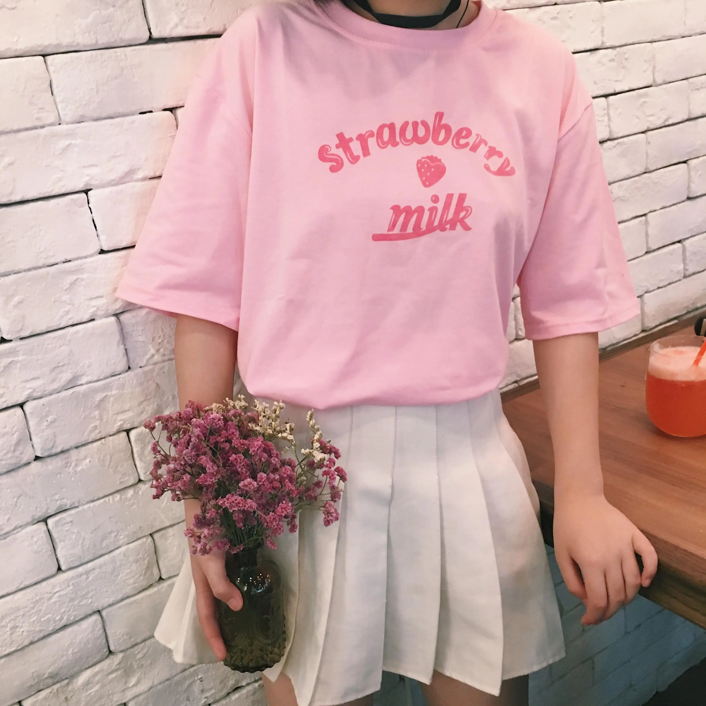 2021 Summer New Fashion Letter Printed Cote College Wind Short Sleeve Loose Female T-shirts
2021 Summer New Fashion Letter Printed Cote College Wind Short Sleeve Loose Female T-shirts