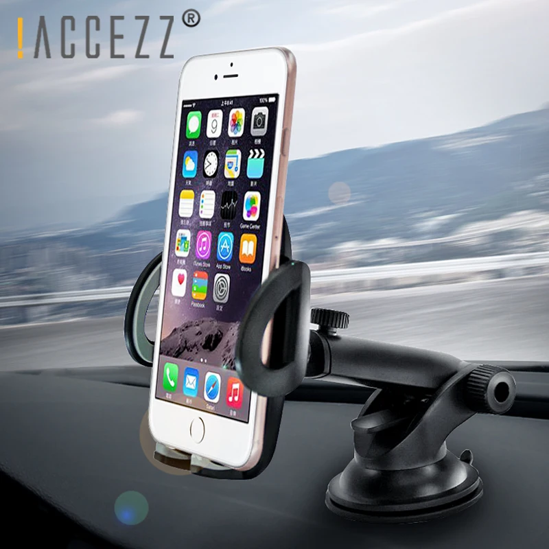 ! Автомобильный кронштейн ACCEZZ для iphone X 8 7 MAX Huawei Samsung Xiaomi Универсальная