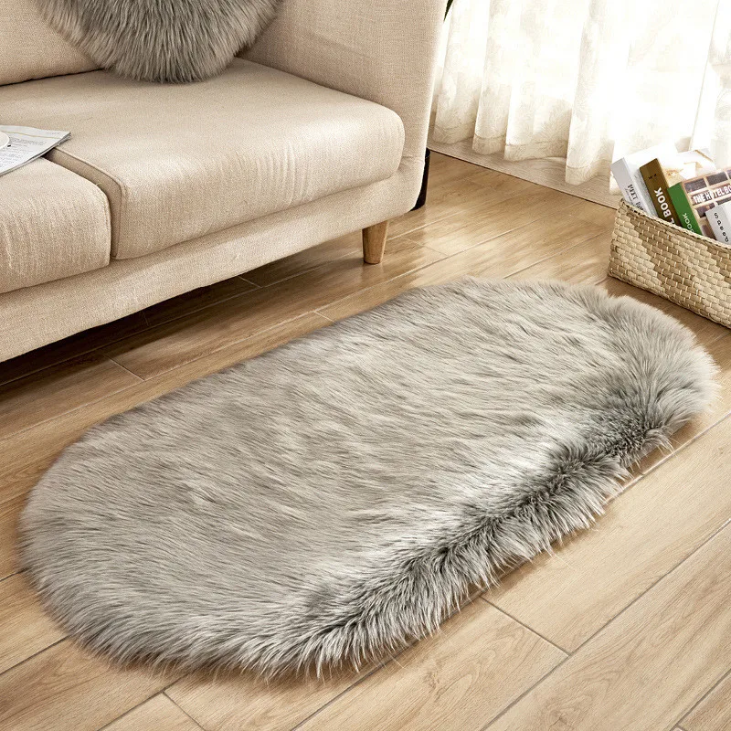 Oval Shaped Hair Rugs For Living Room Bathroom Plush Carpets Fluffy Bath Mat Non -slip Water Absorption Toilet Area Rugs Doormat
Oval Shaped Hair Rugs For Living Room Bathroom Plush Carpets Fluffy Bath Mat Non -slip Water Absorption Toilet Area Rugs Doormat