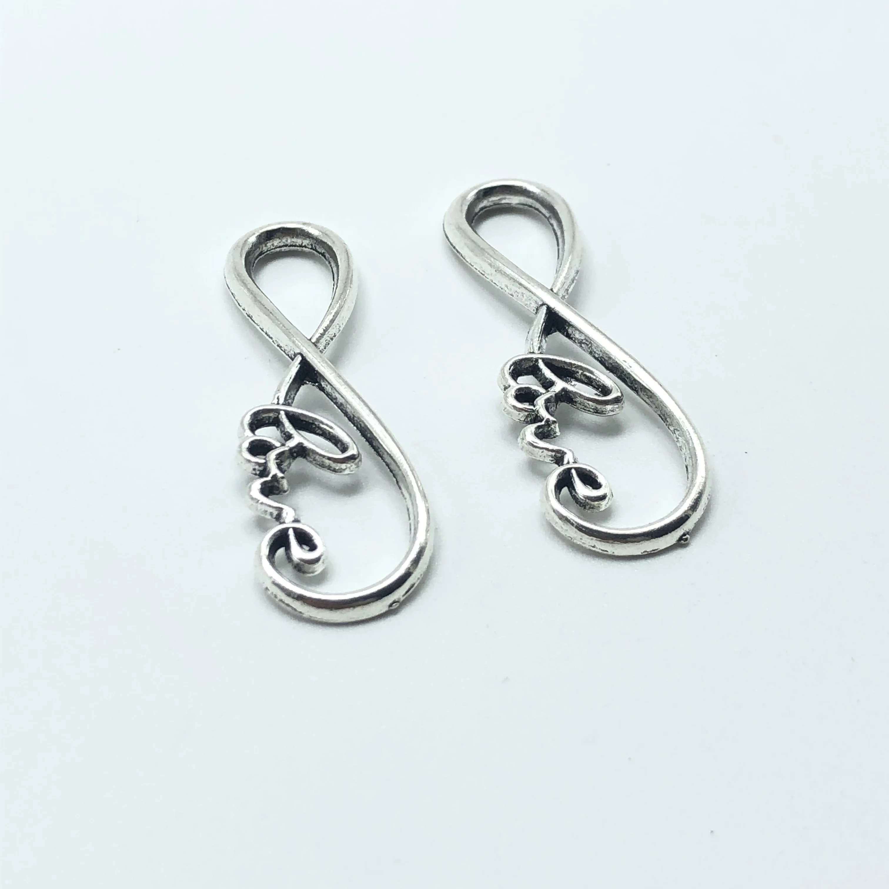 JunKang 10pcs infinite love connector 39x12mm antique pendant vintage Tibetan silver/gold DIY bracelet necklace accessories
JunKang 10pcs infinite love connector 39x12mm antique pendant vintage Tibetan silver/gold DIY bracelet necklace accessories