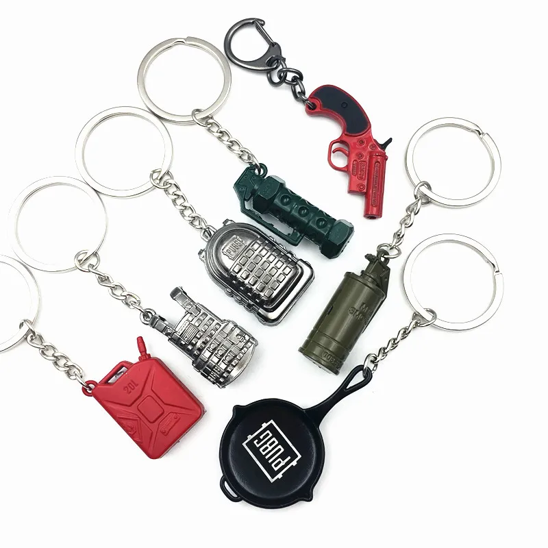 Game PUBG Keychain Cosplay Props Key Chain llaveros Backpack Playerunknown Battlefield Mini Alloy Cosplay Props For Fans
Game PUBG Keychain Cosplay Props Key Chain llaveros Backpack Playerunknown Battlefield Mini Alloy Cosplay Props For Fans