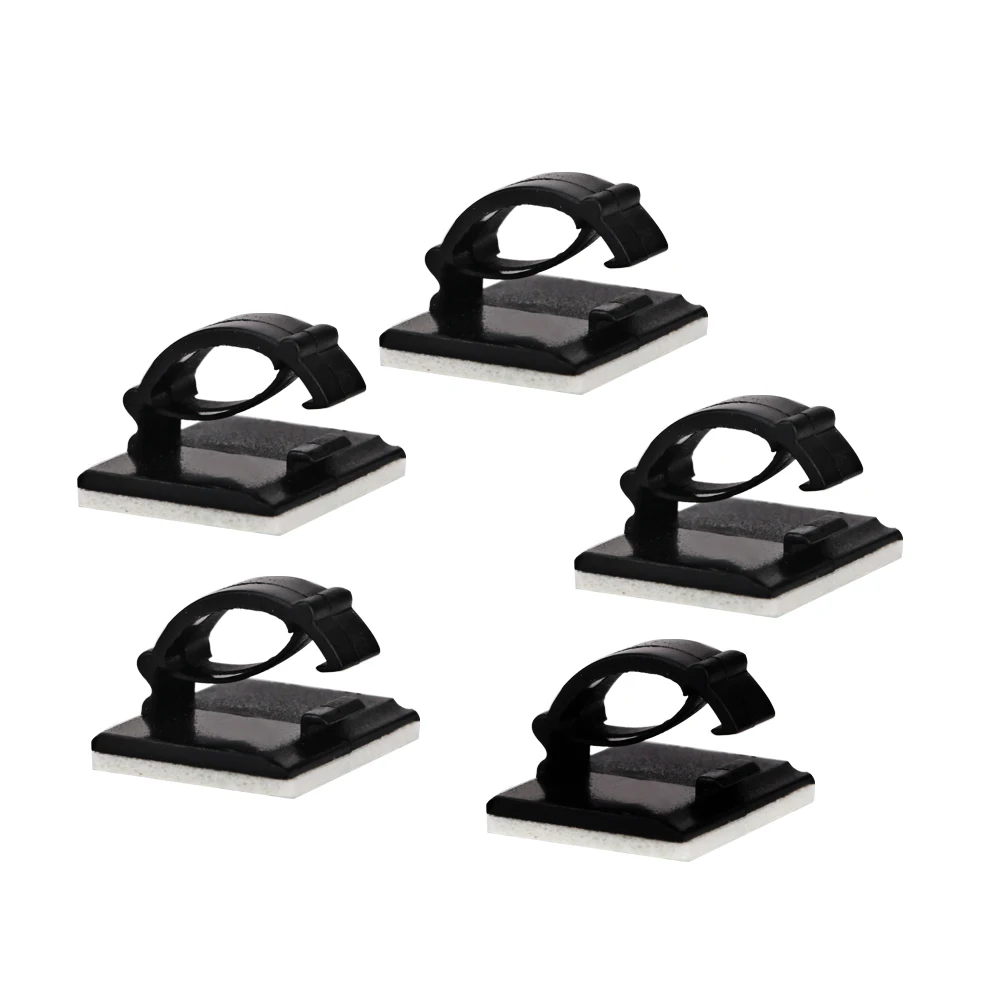 10Pcs/Lot Black White Plastic Wire Fixed Clip Line Clip Self Adhesive Cord Cable Wire Clear Up Clips Holder Clamps Wire Button
10Pcs/Lot Black White Plastic Wire Fixed Clip Line Clip Self Adhesive Cord Cable Wire Clear Up Clips Holder Clamps Wire Button