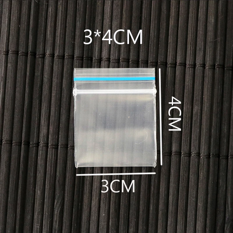 3x4cm Blue Color 100Pcs/lot Thick Bag Packing Bags Transparent Resealable Plastic PE Zip Lock Pouch Thickness:0.2mm
3x4cm Blue Color 100Pcs/lot Thick Bag Packing Bags Transparent Resealable Plastic PE Zip Lock Pouch Thickness:0.2mm