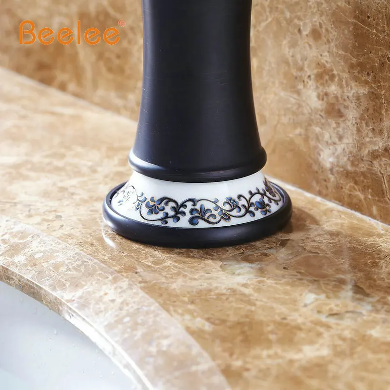 Beelee BL9278GT Deck Mounted Single Handle Counter top Basin Faucet Antique Brass Hot and Cold Water Bathroom Mixer Taps
Beelee BL9278GT Deck Mounted Single Handle Counter top Basin Faucet Antique Brass Hot and Cold Water Bathroom Mixer Taps