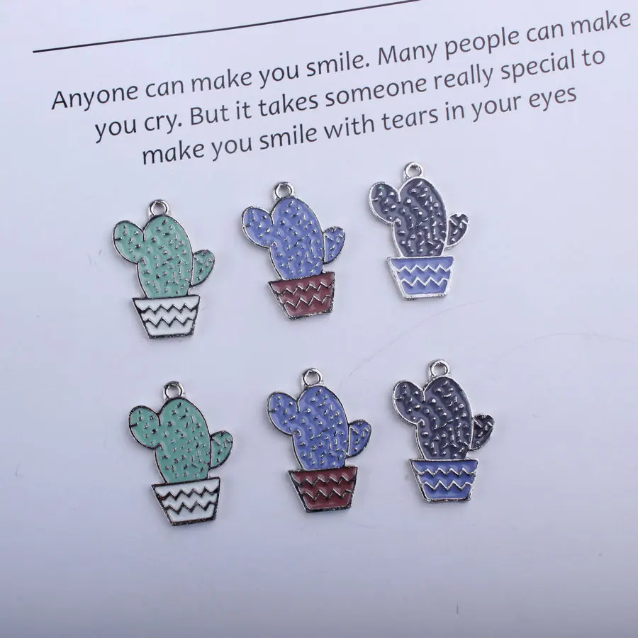 50pcs Drop of oil succulent plant charms DIY phone chain accessories lovely potted plant cactus charms handmade earring bracelet
50pcs Drop of oil succulent plant charms DIY phone chain accessories lovely potted plant cactus charms handmade earring bracelet