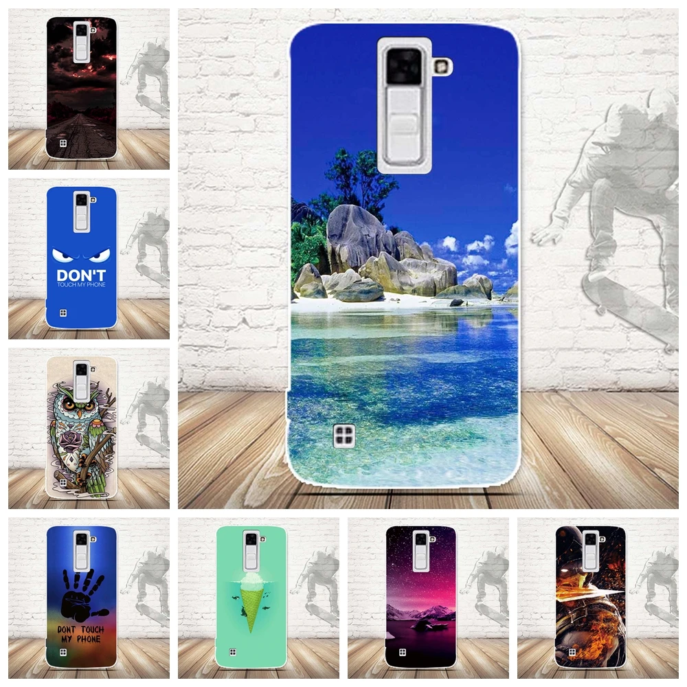 Для LG K7/Tribute 5 LS675/X210 X210DS мультяшный Рисунок резиновый ТПУ мягкий чехол для
