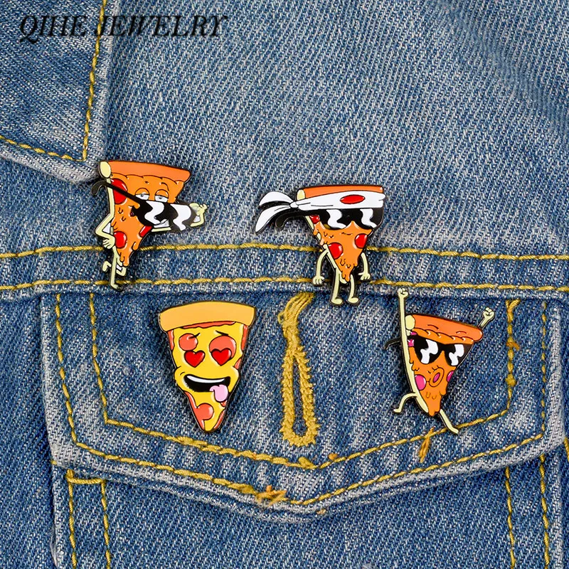 QIHE JEWELRY Pizza Pins Funny Sunglasses Hachimaki Headband Pizza Lapel Pins Food Brooches Gift for pizza lover
QIHE JEWELRY Pizza Pins Funny Sunglasses Hachimaki Headband Pizza Lapel Pins Food Brooches Gift for pizza lover