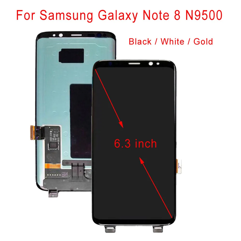 Сменный ЖК-дисплей STARDE для Samsung Galaxy Note 8 N9500, ЖК-дисплей с сенсорным экраном и дигитайзером в сборе 6,3 дюйма
Сменный ЖК-дисплей STARDE для Samsung Galaxy Note 8 N9500, ЖК-дисплей с сенсорным экраном и дигитайзером в сборе 6,3 дюйма