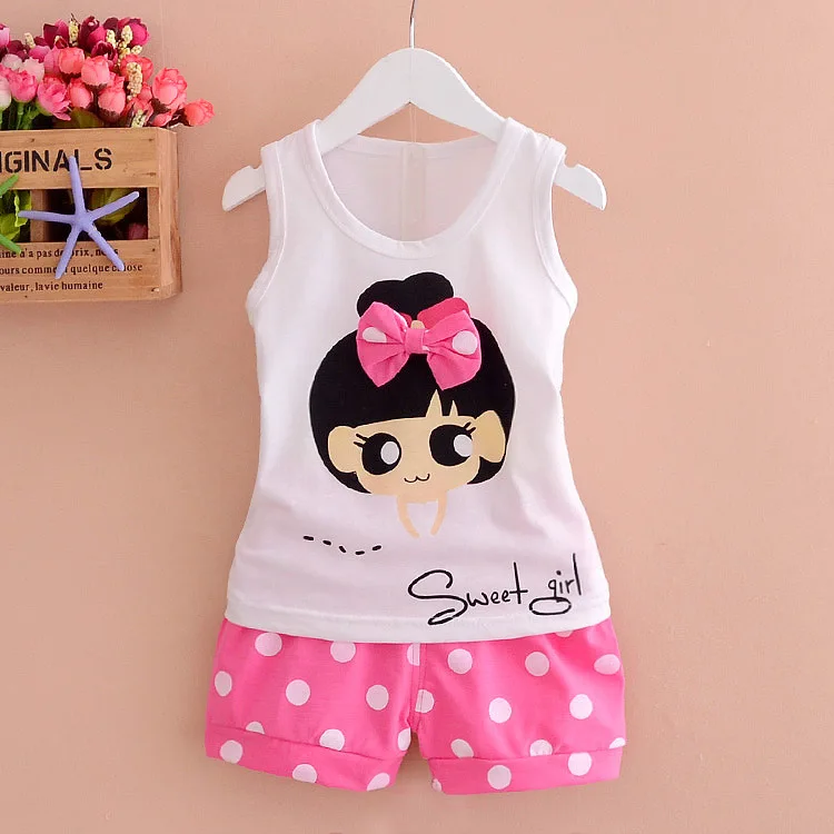 Lovely Children Suit Vest+short Free Shipping Summer Cotton Baby Girls Sleeveless Shorts 2pcs Set Pants Suit Two Piece Suit
Lovely Children Suit Vest+short Free Shipping Summer Cotton Baby Girls Sleeveless Shorts 2pcs Set Pants Suit Two Piece Suit