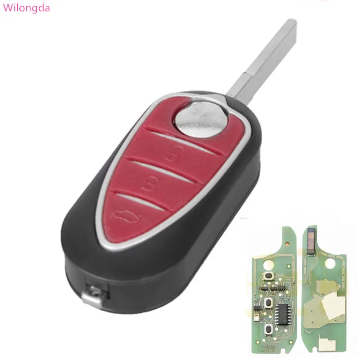 Car key 3 button remote key 434mhz PCF7946AT chip SIP22 blade Delph BSI System for Alfa ROMEO:Mito
Car key 3 button remote key 434mhz PCF7946AT chip SIP22 blade Delph BSI System for Alfa ROMEO:Mito