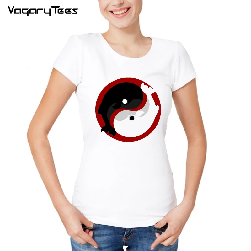 Женская Повседневная футболка Yinyang Whale, мягкая дышащая футболка с коротким рукавом и круглым вырезом, 2019
Женская Повседневная футболка Yinyang Whale, мягкая дышащая футболка с коротким рукавом и круглым вырезом, 2019