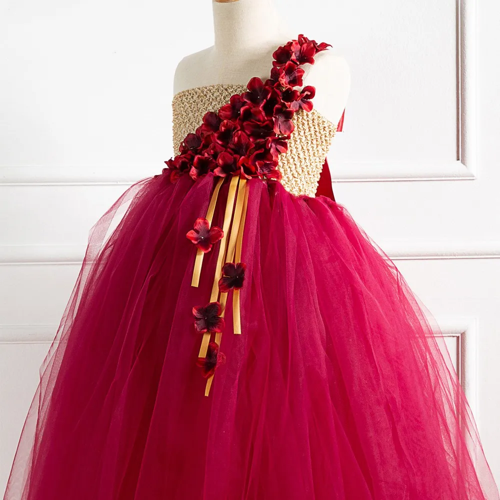 Girls Tutu One-Shoulder Dress For Kids Flower Girls Birthday Wedding Party Tulle Dress Children Stage Costume Long Dresses WT631
Girls Tutu One-Shoulder Dress For Kids Flower Girls Birthday Wedding Party Tulle Dress Children Stage Costume Long Dresses WT631