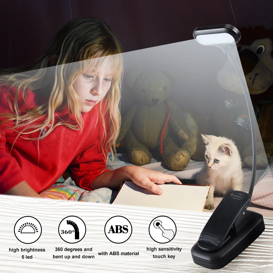 Flexible LED Book Light Switch on/off Mini Book Reading Light Black Clip Book Reading Lamp Portable Table Lamp with AAA Battey
Flexible LED Book Light Switch on/off Mini Book Reading Light Black Clip Book Reading Lamp Portable Table Lamp with AAA Battey