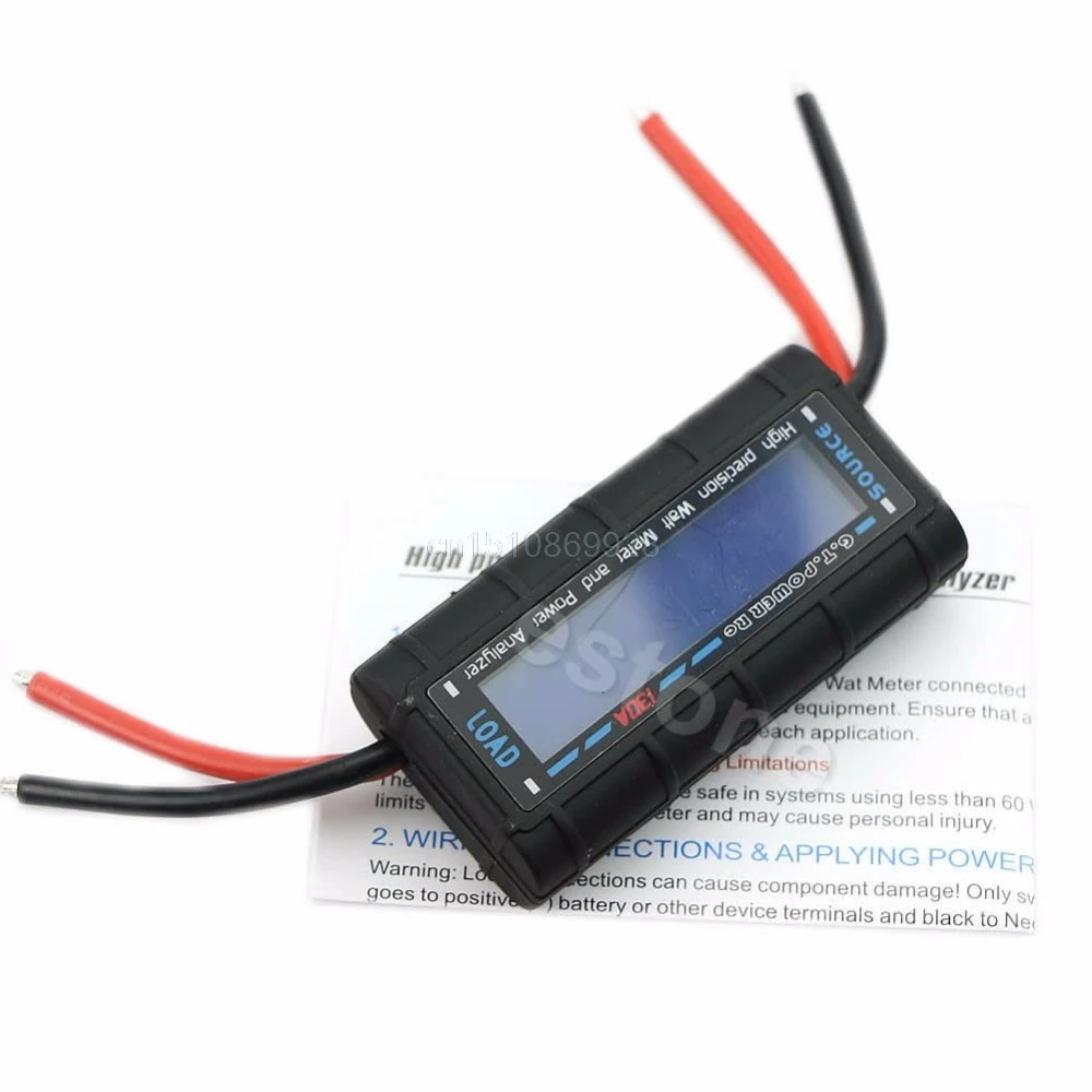 Анализатор мощности тока G.T. Power RC 130A Ватт метр и анализатор Высокоточный LCD 60V GT