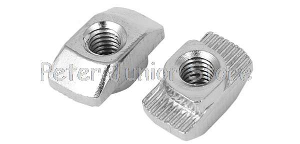 50Pcs M6 x 15.5 x 8 For 3030 Series Slot T Nut Sliding Nut Hammer Head T-nut Fasten Connector Aluminum Extrusions
50Pcs M6 x 15.5 x 8 For 3030 Series Slot T Nut Sliding Nut Hammer Head T-nut Fasten Connector Aluminum Extrusions