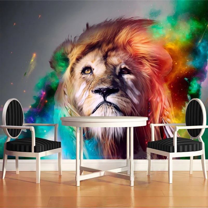 Custom 3D Mural Wallpaper Print Modern Living Room Sofa TV Bedroom Fashion Colorful Lion Photo Background Decor Wall Paper Rolls
Custom 3D Mural Wallpaper Print Modern Living Room Sofa TV Bedroom Fashion Colorful Lion Photo Background Decor Wall Paper Rolls