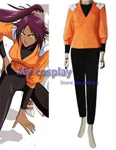 Female Anime Bleach Cosplay tops pans clothing Yoruichi Shihouin Women's Halloween party Cosplay Costume Freeshipping
Female Anime Bleach Cosplay tops pans clothing Yoruichi Shihouin Women's Halloween party Cosplay Costume Freeshipping