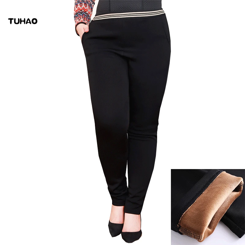 TUHAO Women Winter Warm Thick Office Lady Pants Plus Size 10XL 8XL 6XL Trousers Pencil Pants STRIPED Large Size Pant PQ27
TUHAO Women Winter Warm Thick Office Lady Pants Plus Size 10XL 8XL 6XL Trousers Pencil Pants STRIPED Large Size Pant PQ27