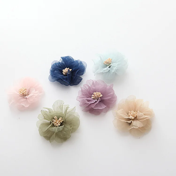 chiffon satin stamen Flower Artificial Rose Flower for Hair Accessories s Rosette flower for DIY Hair decoration
chiffon satin stamen Flower Artificial Rose Flower for Hair Accessories s Rosette flower for DIY Hair decoration