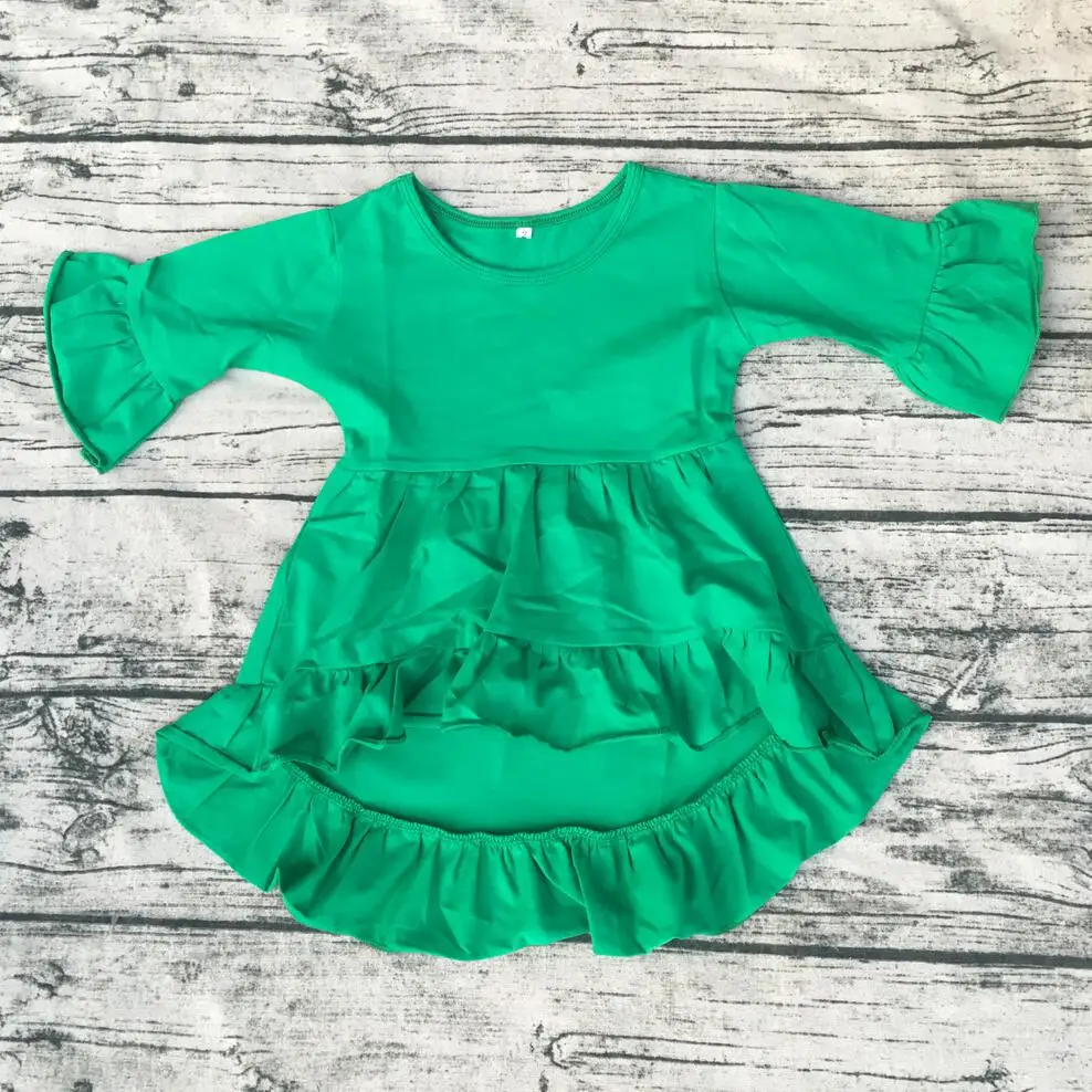 Wholesale Autumn girls Clothing Floral 3/4 sleeve high low top boutique Ruffled Girls Flutter Dresses
Wholesale Autumn girls Clothing Floral 3/4 sleeve high low top boutique Ruffled Girls Flutter Dresses