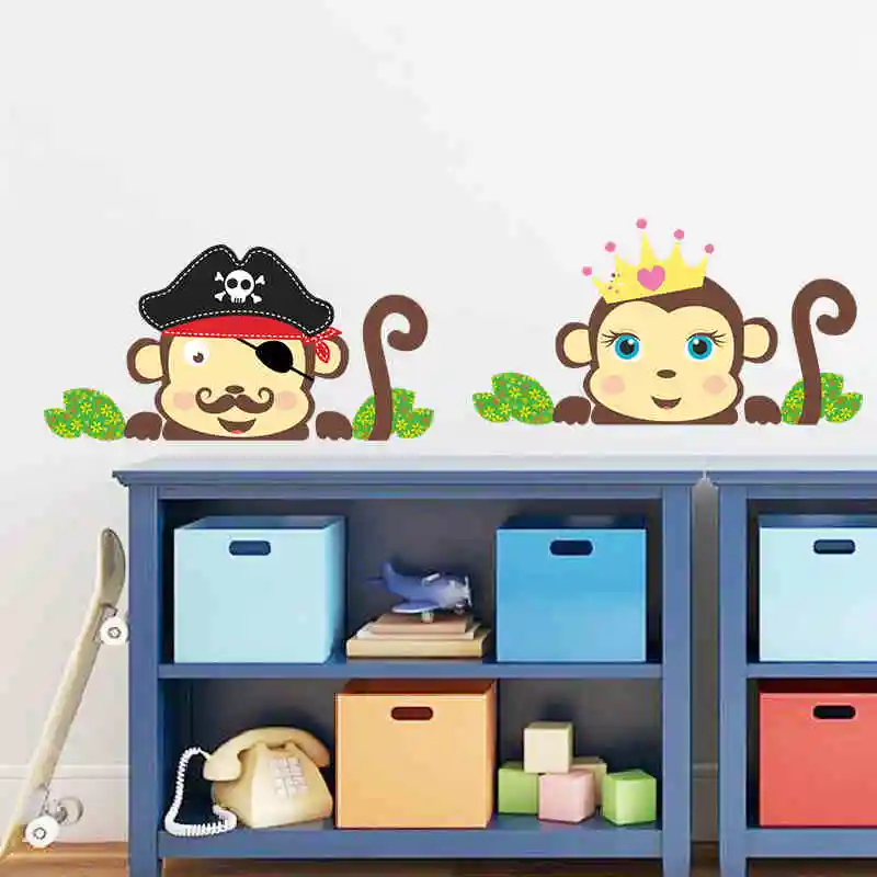 DIY Monkeys Partner Wall Stickers For Kids Rooms Nursery Decorations Home Decor Decal Chidren Animals Poster
DIY Monkeys Partner Wall Stickers For Kids Rooms Nursery Decorations Home Decor Decal Chidren Animals Poster