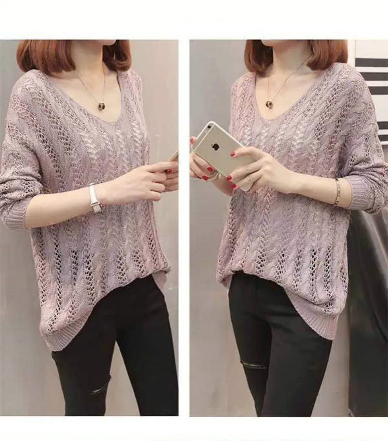 2019 Spring Elegant Thin Sweaters Women Casual V Neck Long Sleeve Backless Cross Hollow Out Knitted Tops Female Loose Pullovers
2019 Spring Elegant Thin Sweaters Women Casual V Neck Long Sleeve Backless Cross Hollow Out Knitted Tops Female Loose Pullovers