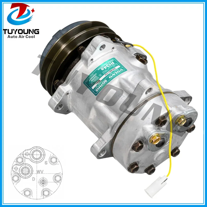 Компрессор кондиционера для VOLVO VOE11412632, 14649606, 709, 14518640, 15082742, 11104419, 11412632, PN #14506862, 7H15, 9011412632
Компрессор кондиционера для VOLVO VOE11412632, 14649606, 709, 14518640, 15082742, 11104419, 11412632, PN #14506862, 7H15, 9011412632