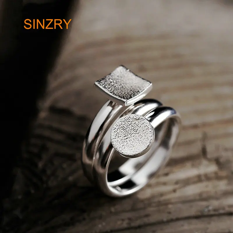 Женское серебряное кольцо Sinzry, геометрическое украшение из 100% стерлингового серебра ручной работы, подарок, 2018
Женское серебряное кольцо Sinzry, геометрическое украшение из 100% стерлингового серебра ручной работы, подарок, 2018