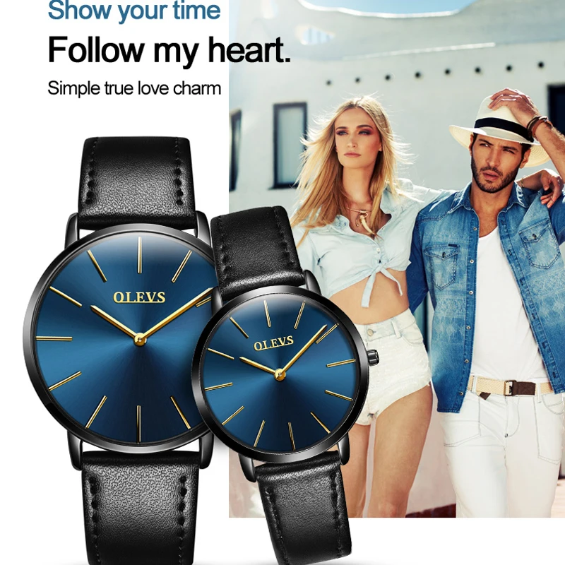 OLEVS Brand Luxury Lover Watches Quartz Calendar Dress Women Men Watch Simple Couples Wristwatch Relojes Hombre 2018 With Box
OLEVS Brand Luxury Lover Watches Quartz Calendar Dress Women Men Watch Simple Couples Wristwatch Relojes Hombre 2018 With Box