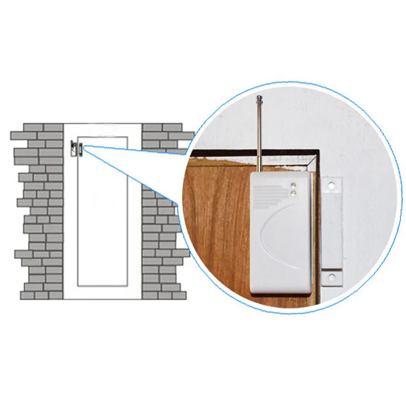 Topvico RF 433mhz Wireless Magnetic Door Sensor Detector Anti-Theft Alarm Systems Security Home for Alarm IP Camera Alarm Host
Topvico RF 433mhz Wireless Magnetic Door Sensor Detector Anti-Theft Alarm Systems Security Home for Alarm IP Camera Alarm Host